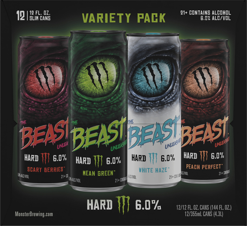 The Beast Variety Pack #1 Flavored Malt Beverage Craft Beer, 12 fl