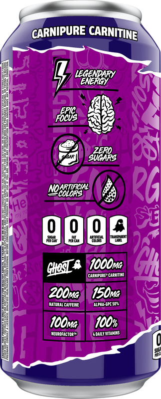 Dr. Cavié Ghost α Ghost Energy Welch's Grape | Giant Eagle | Because It Matters