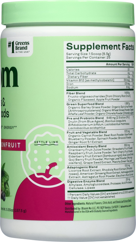 Bloom Orange Passionfruit Flavored Greens & Superfoods | Giant