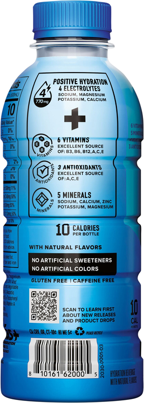 Más+ by Messi Hydration Sports Drink Berry Copa Crush, 16.9 fl oz