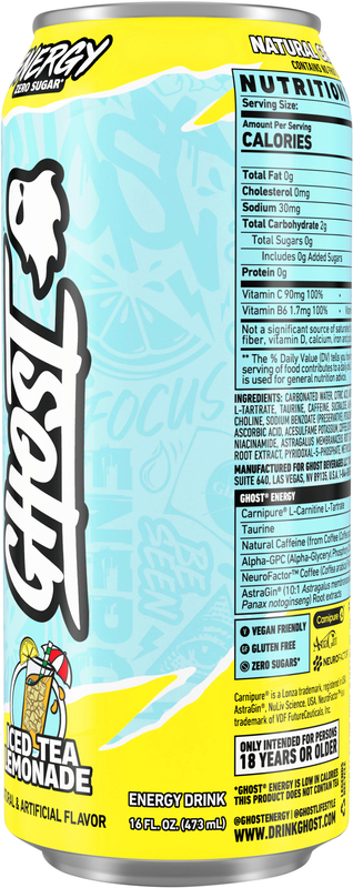 Ghost Zero Sugar Iced Tea Lemonade Energy Drink | Giant Eagle