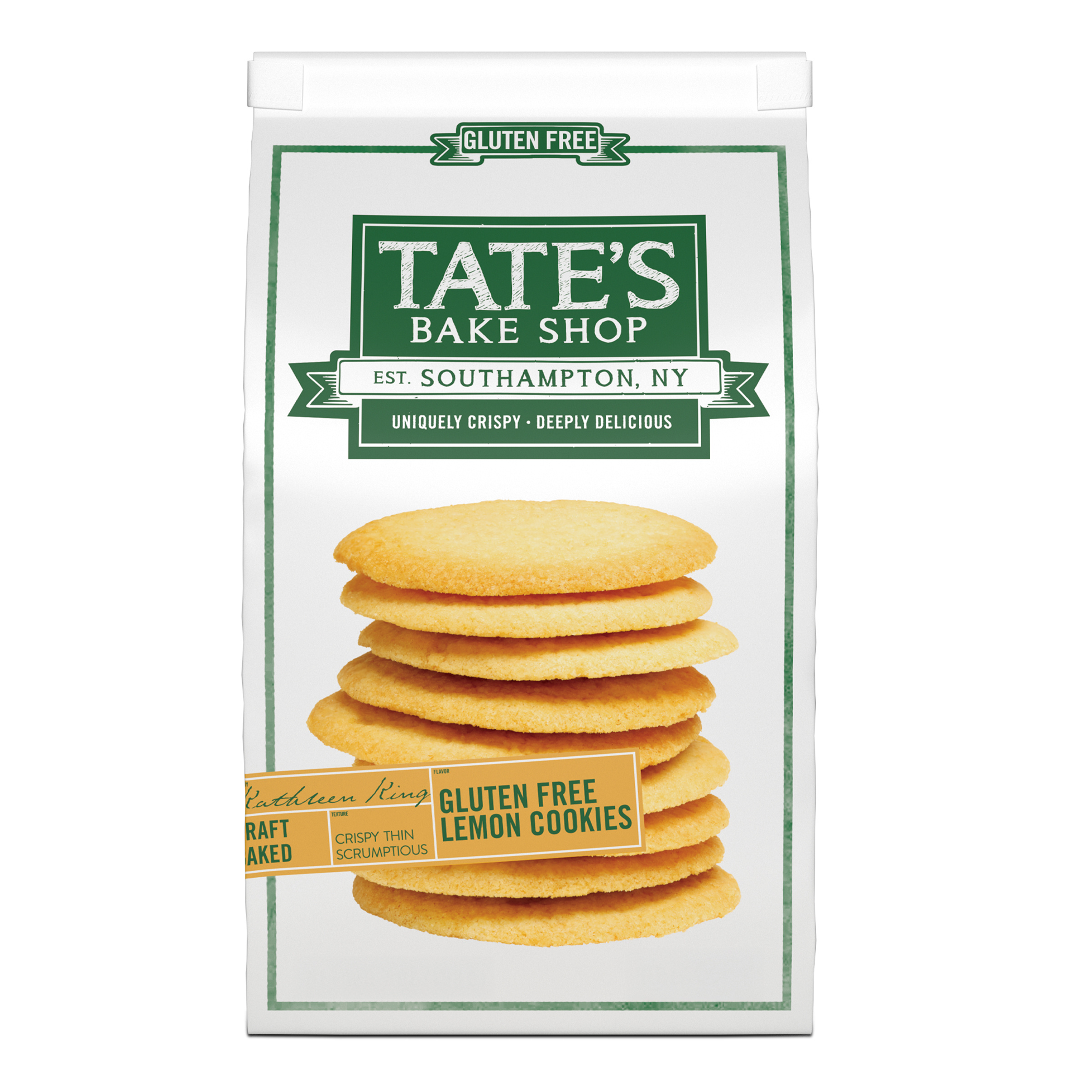 Tate's Bake Shop Gluten Free Lemon Cookies, Gluten Free Cookies, 7