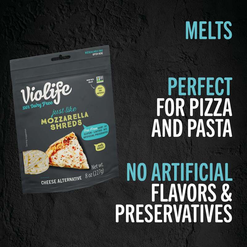 Violife Just Like Mozzarella Shreds Shredded Cheese, Dairy-Free