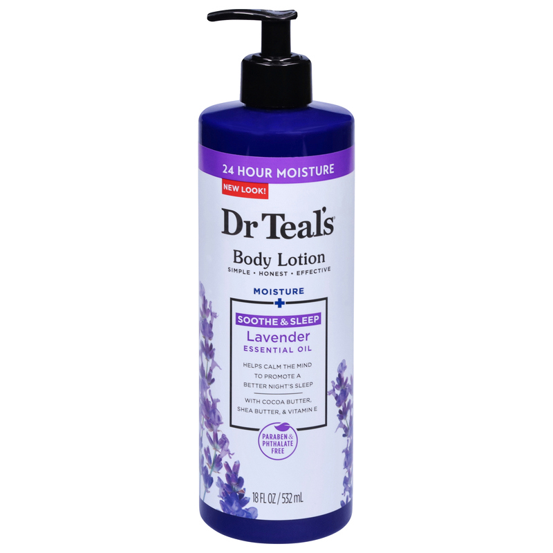 Dr Teal's Body Lotion, Lavender, Soothe & Sleep, Moisture | Giant