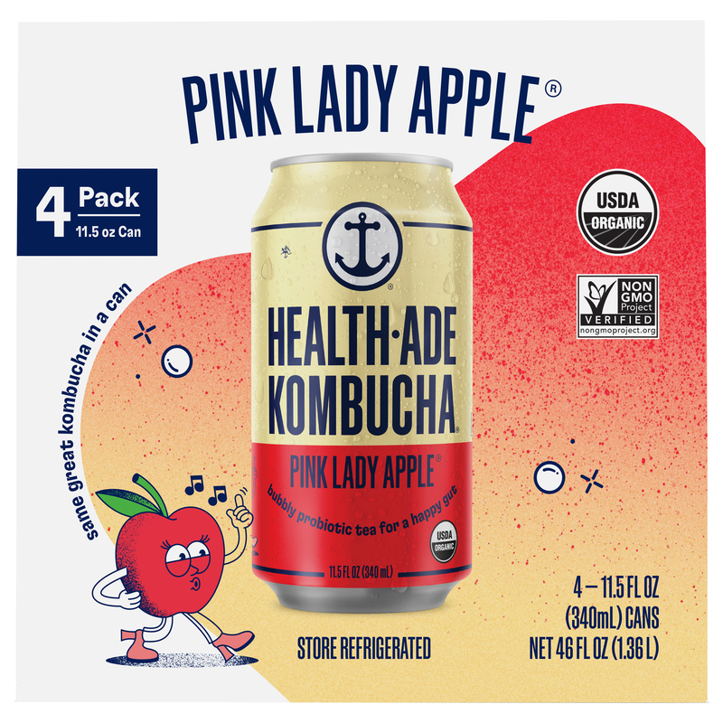 Health-Ade Pink Lady Apple Kombucha | Giant Eagle | Because It