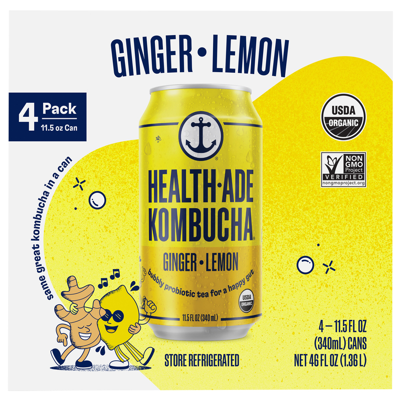 Health-Ade Ginger Lemon Kombucha | Giant Eagle | Because It