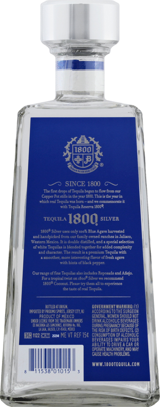 テキーラ tequila 1800 blanco alc38% 700ml 【公式通販】