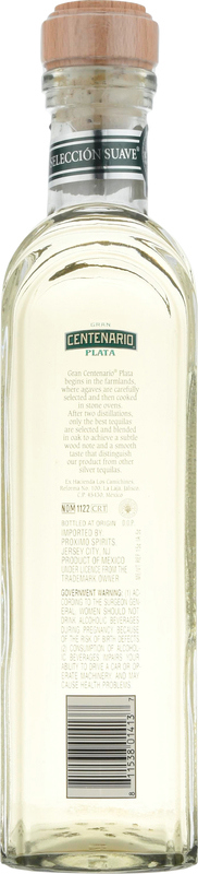 Gran Centenario Plata Tequila 80 Proof (750 ml) | Giant Eagle