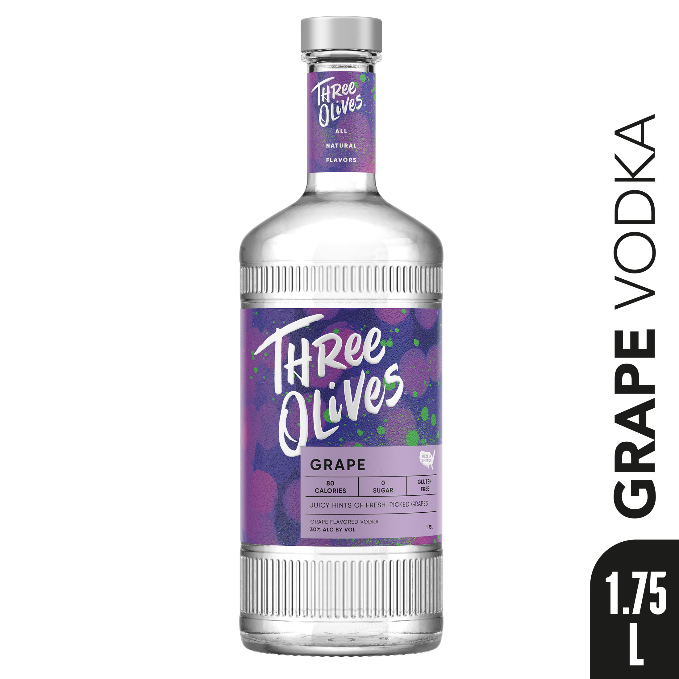 Three Olives® Vodka Grape 60 Proof - 1.75 L | Giant Eagle