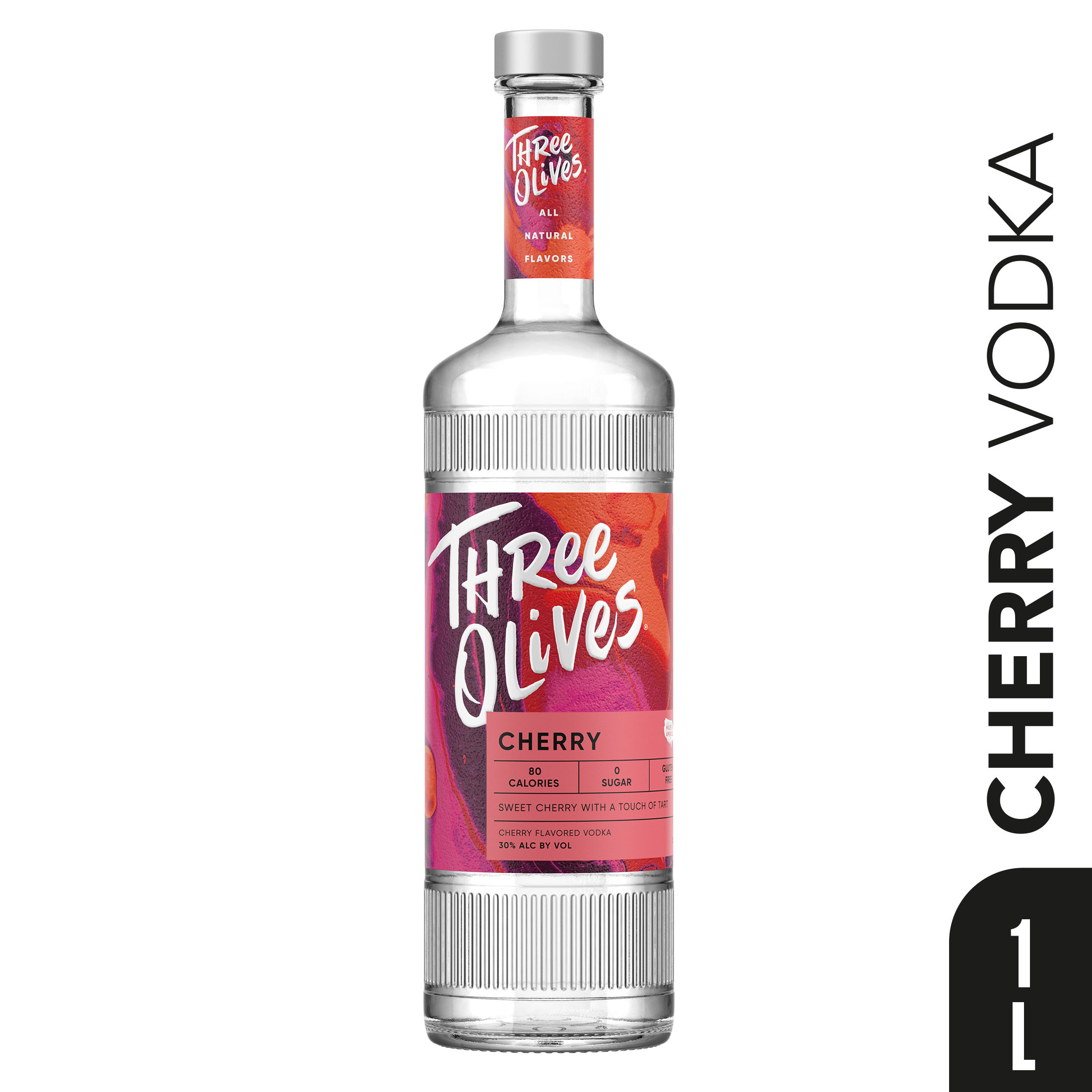 Three Olives® Vodka Cherry 60 Proof (1 L) | Giant Eagle | Because