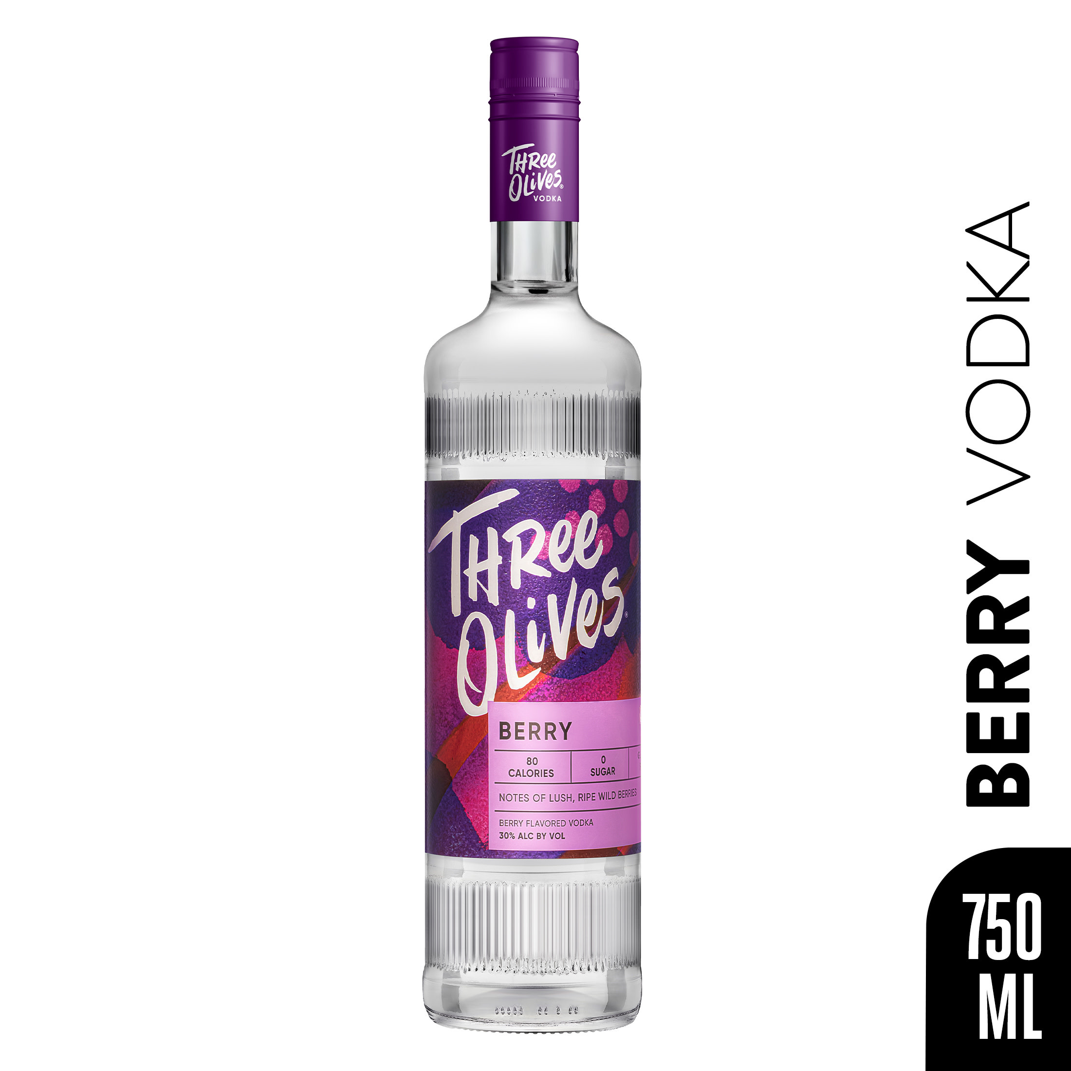 リール vodka Three Olives® Vodka Berry 60 Proof (750 ml) | Giant Eagle