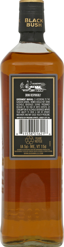 Bushmills® Black Bush Irish Whiskey 80 Proof (750 ml) | Giant