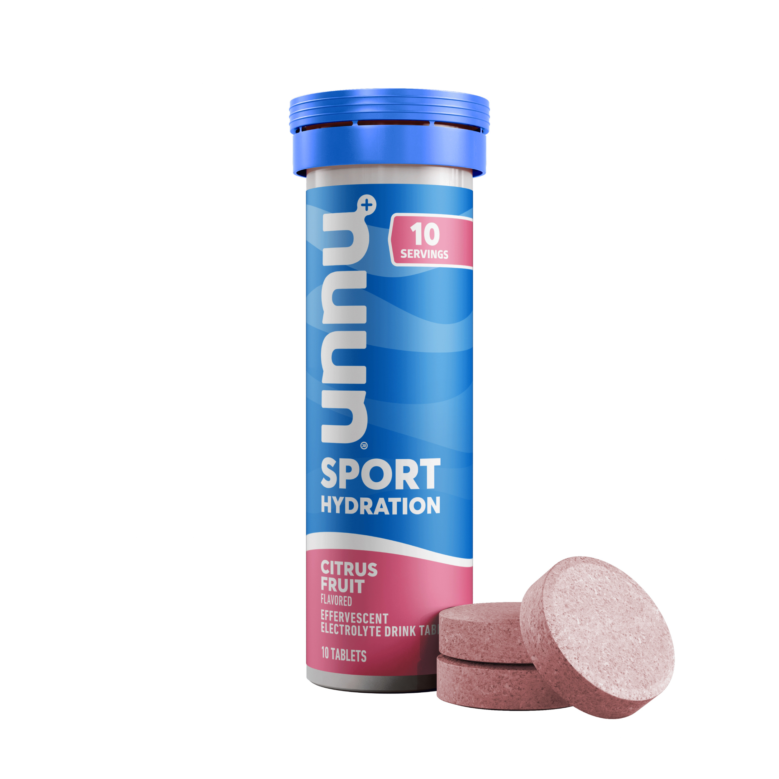 Nuun Sport Electrolytes Hydration Drink Mix Tablets, Citrus Fruit