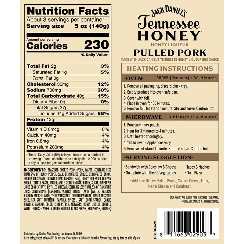 Jack Daniel's Honey Pulled Pork | Giant Eagle | Because It Matters