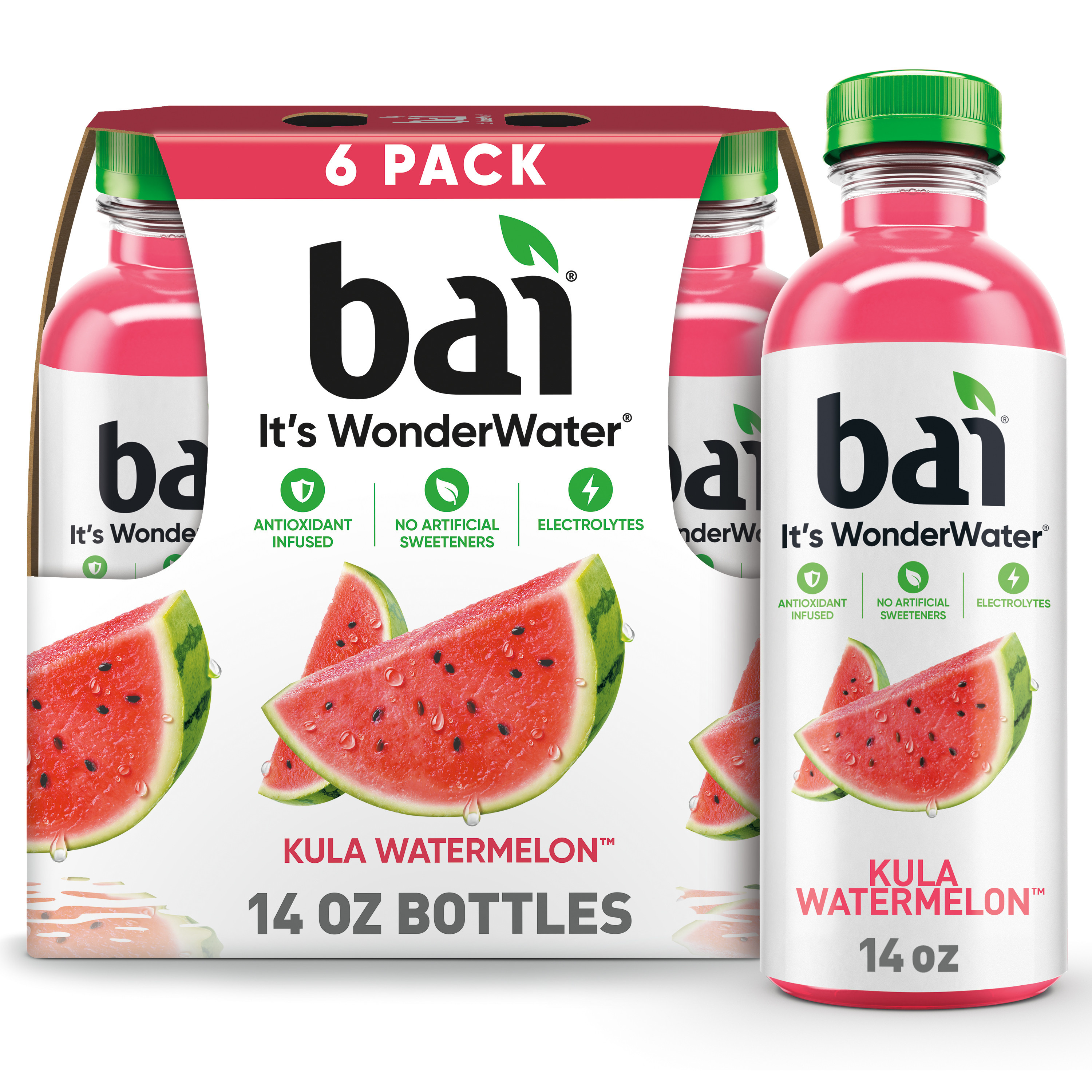 Bai Antioxidant Infused Water Beverage, Simbu Strawberry, 14