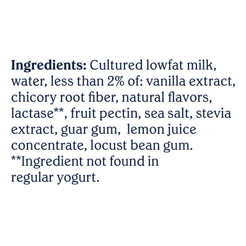 Chobani Zero Added Sugar Lowfat Greek Vanilla Yogurt | Giant Eagle
