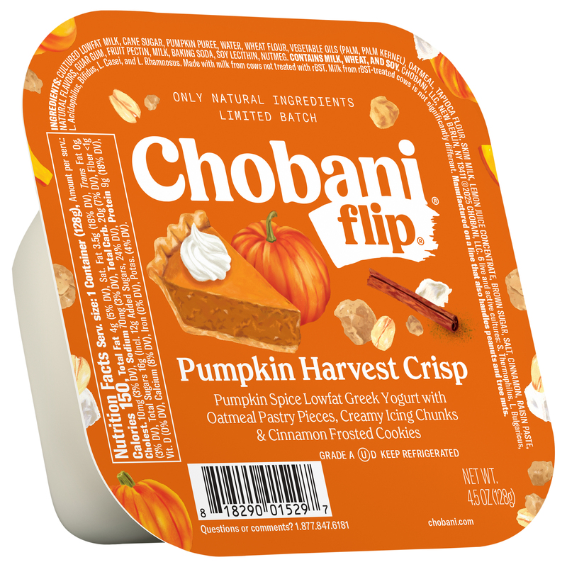 Chobani Greek Pumpkin Harvest Crisp Yogurt | Giant Eagle | Because