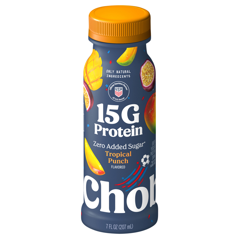 Chobani Zero Added Sugar Greek Yogurt Tropical Punch Flavored