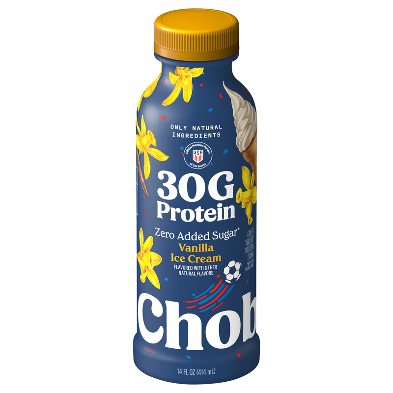 Chobani Zero Added Sugar Greek Yogurt Tropical Punch Flavored