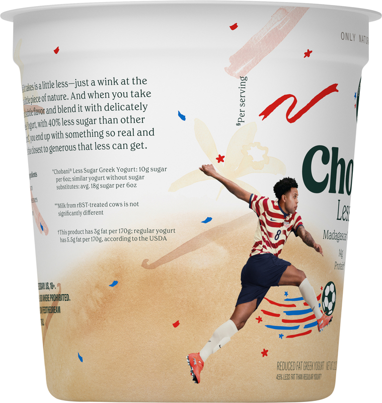 Chobani Less Sugar Reduced Fat Madagascar Vanilla & Cinnamon Greek