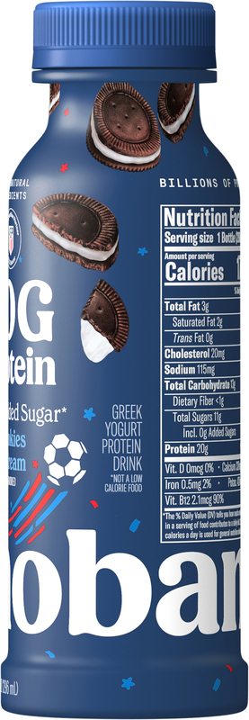 Chobani Zero Added Sugar Greek Yogurt Cookies & Cream Flavored