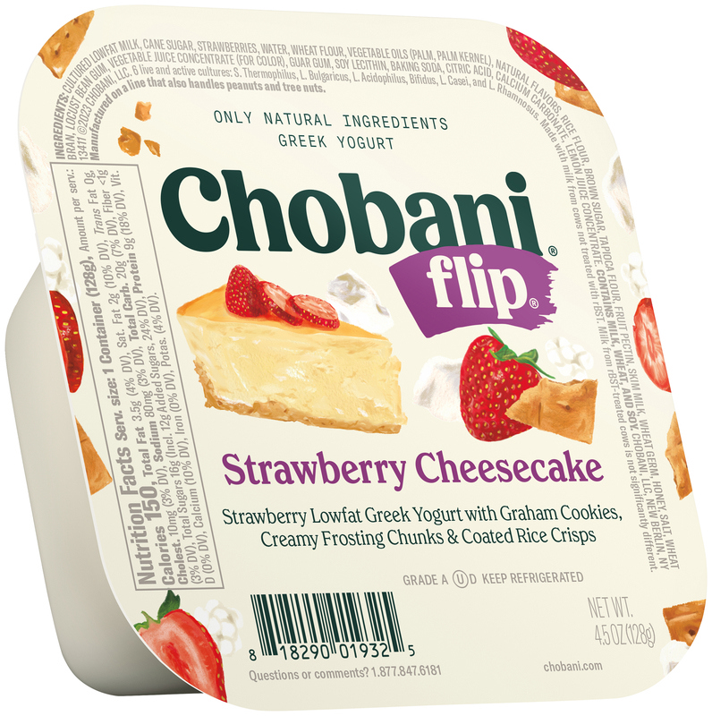 Chobani Yogurt, Lowfat Greek, Strawberry Cheesecake, | Giant Eagle