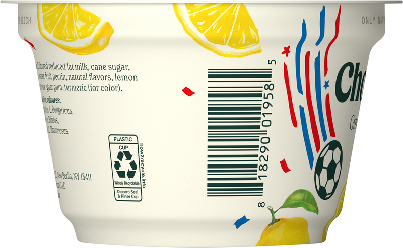 Chobani Reduced Fat Greek Lemon Blended Yogurt | Giant Eagle
