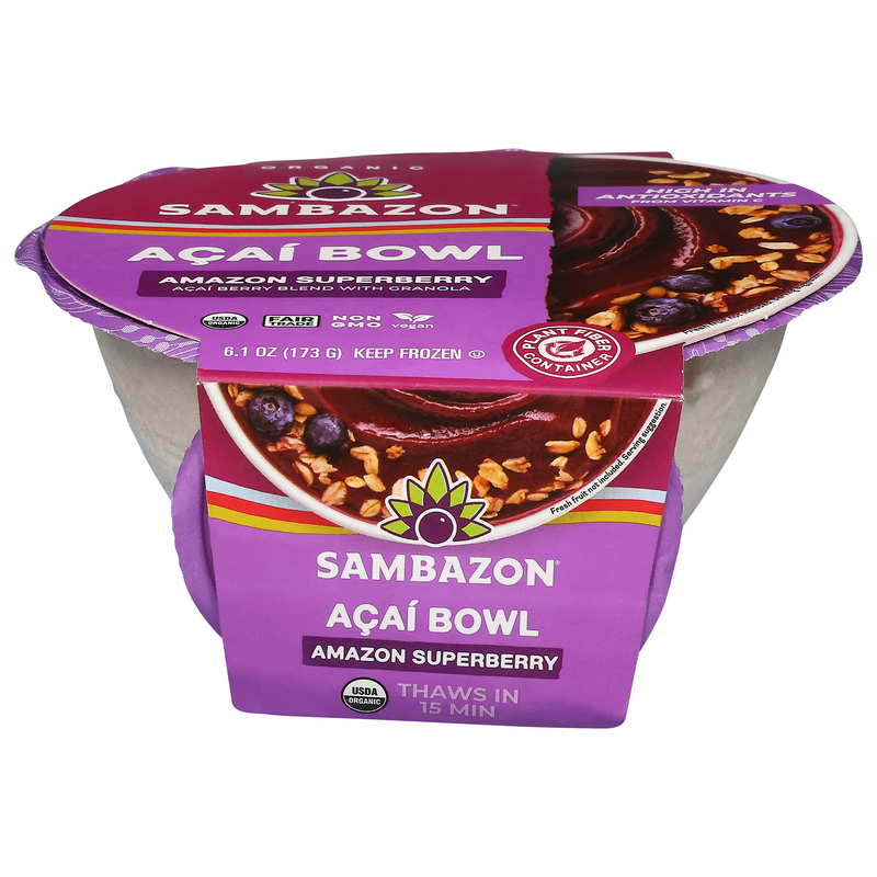açaí bowl Sambazon® Mango Passion Fruit Frozen Acai Bowl, 5.9 oz - Harris Teeter