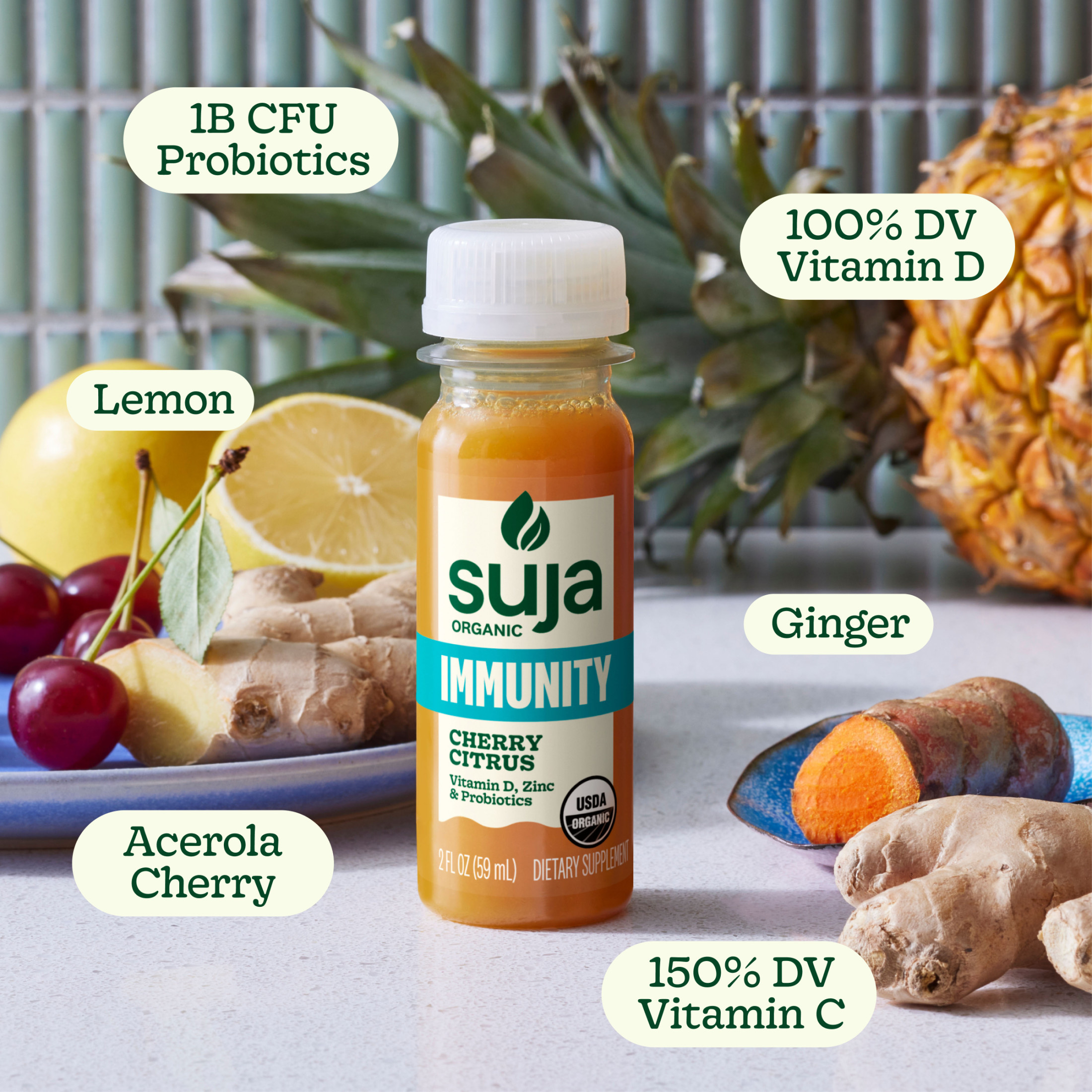 Suja Organic Juice, Immunity Vitamin D & Zinc Tray | Giant Eagle