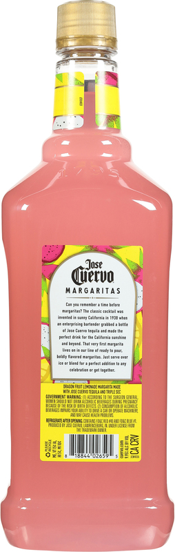 Jose Cuervo® Authentic Margarita Dragon Fruit Lemonade Ready to