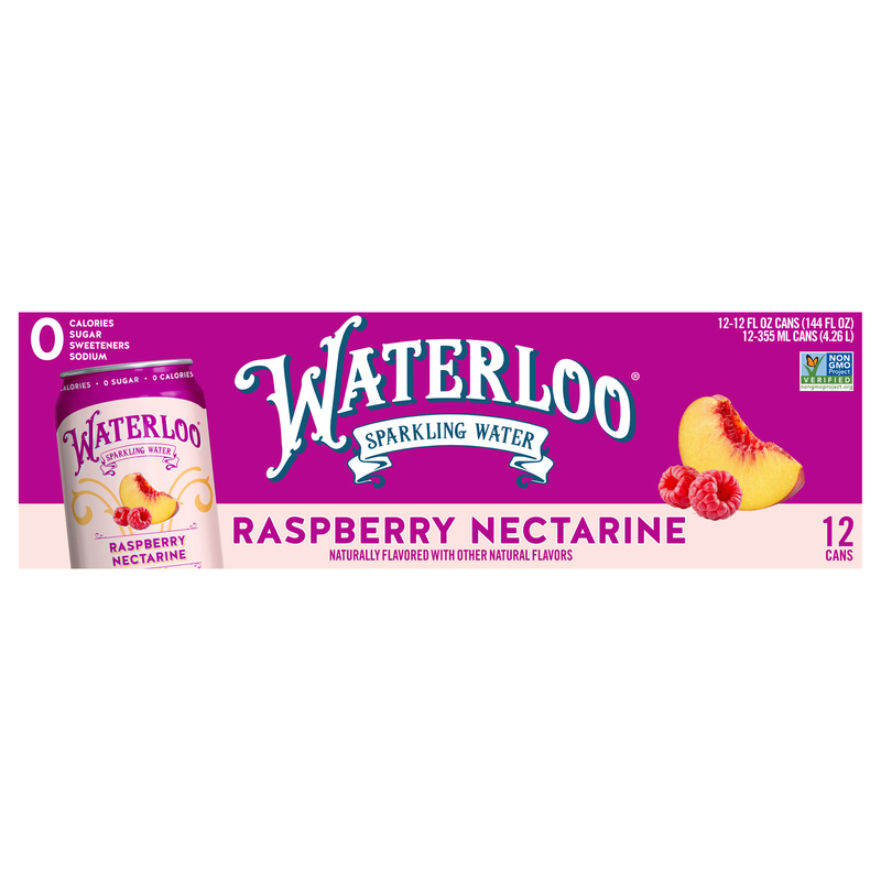 Waterloo Sparkling Water, Raspberry Nectarine | Giant Eagle