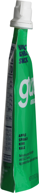 Gutzy Organic Prebiotic Gut Health Snack, Apple Spinach Kiwi Kale