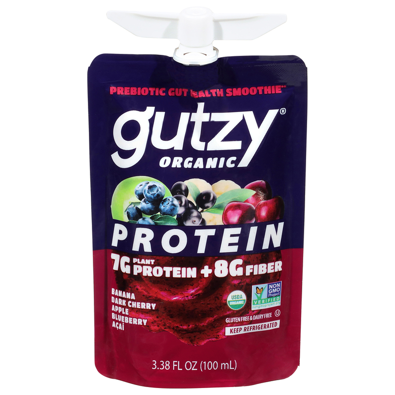 Gutzy Organic Protein Prebiotic Gut Health Assorted Smoothie
