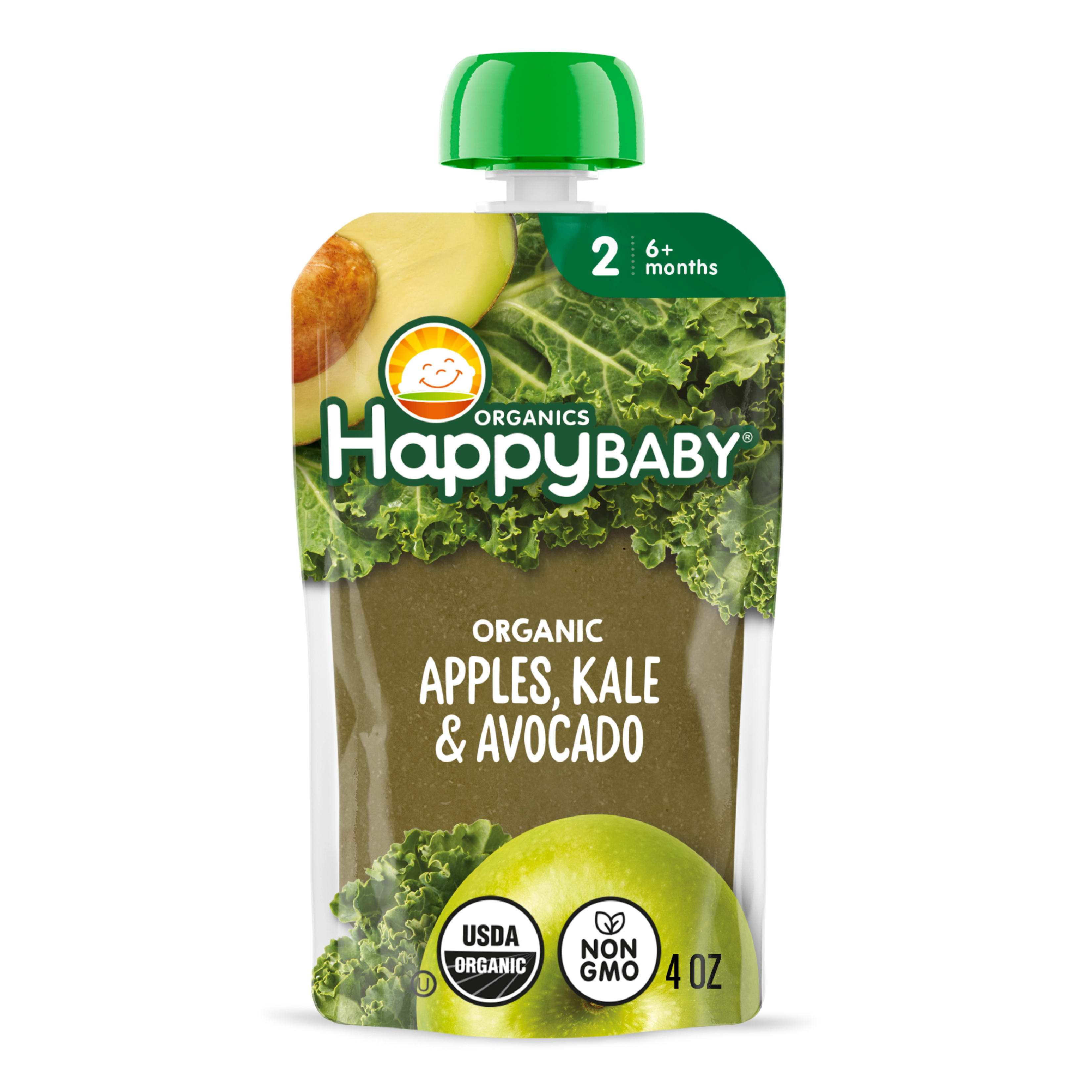 Happy Baby Organics Clearly Crafted Stage 2 Apples, Guavas