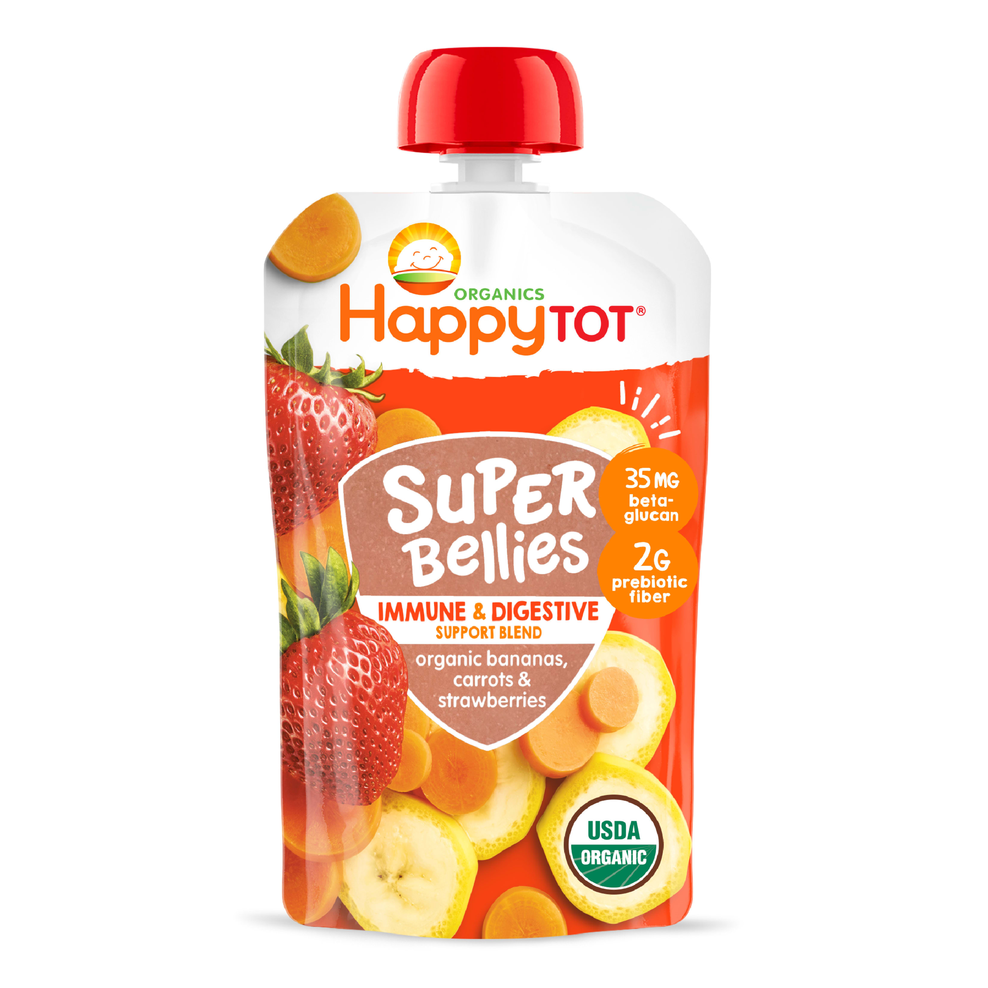 Happy Baby Organics Clearly Crafted Stage 2 Apples, Guavas