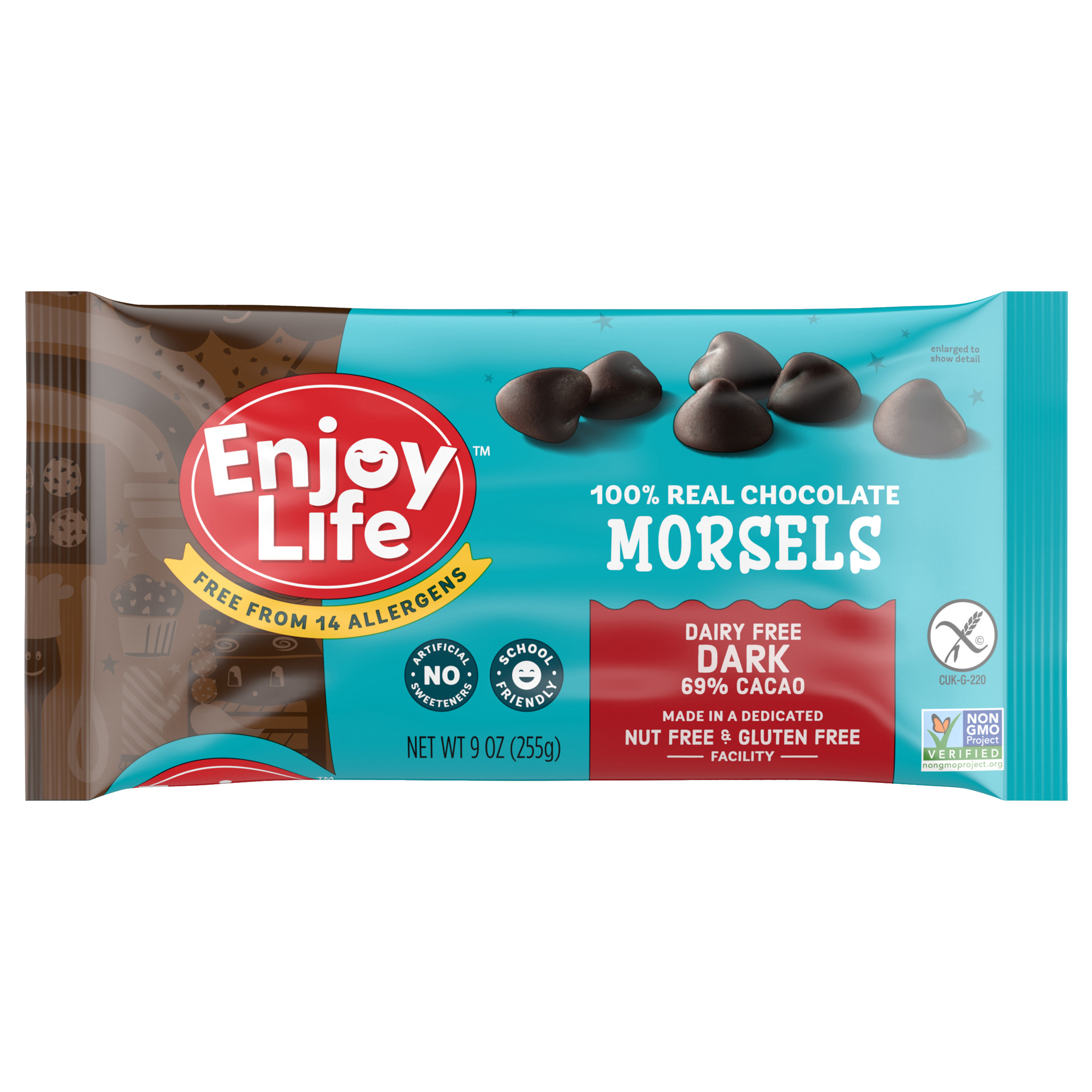 Enjoy Life Baking Chocolate Dark Chocolate Morsels, 9 oz Bag