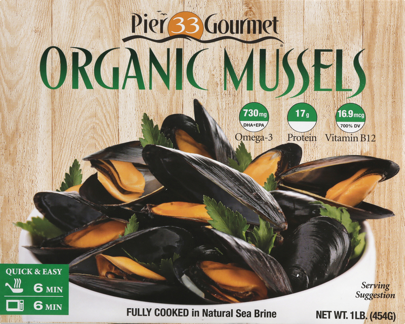 Pier 33 Gourmet Mussels, Organic | Giant Eagle | Because It