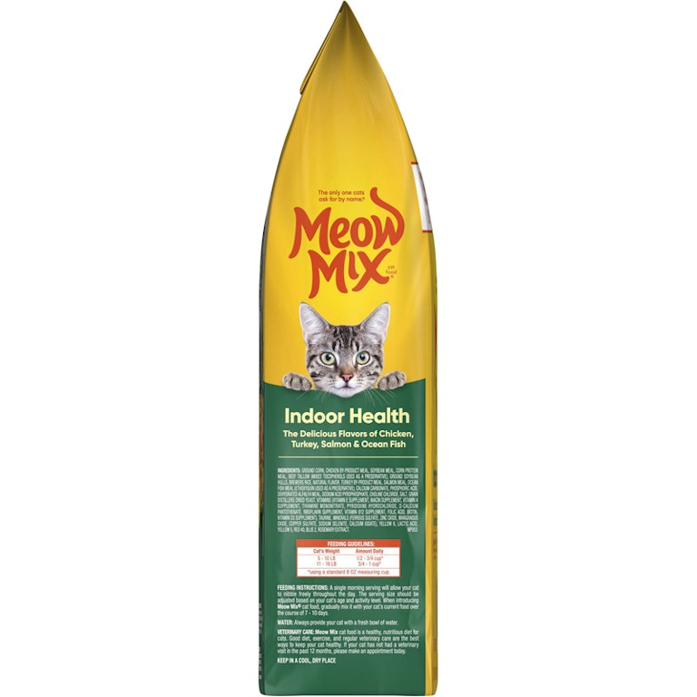 Meow Mix Indoor Health Dry Cat Food for Adult Cats, 3.15 lb. Bag Meow Mix Indoor Health Dry Cat Food for Adult Cats, 3.15 lb. Bag