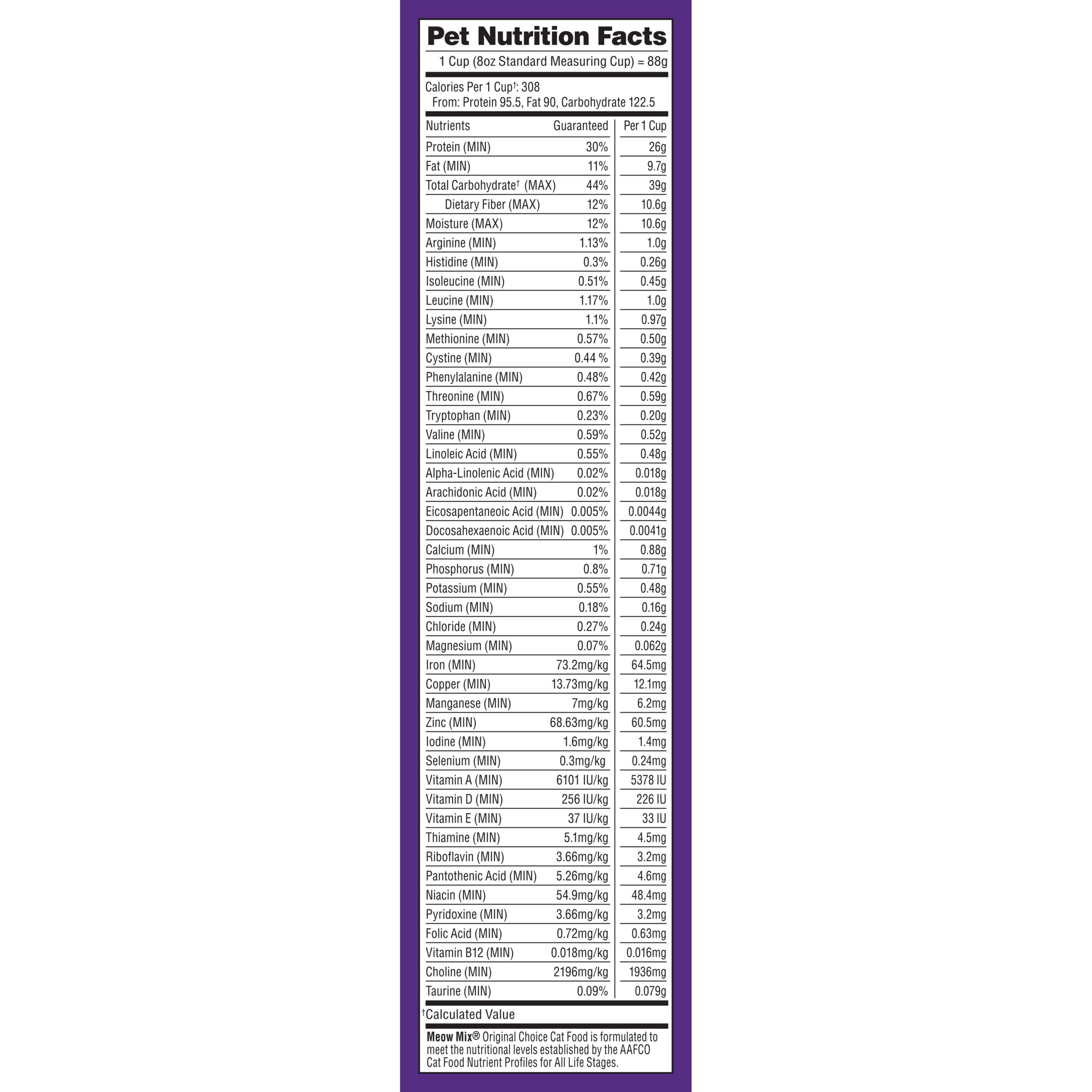 Meow Mix Original Choice Dry Cat Food, 22 Pound Bag | Giant Eagle