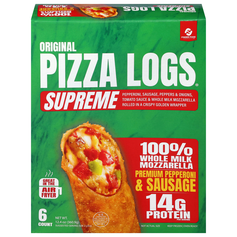 Finger Food Products Original Supreme Pizza Logs | Giant Eagle