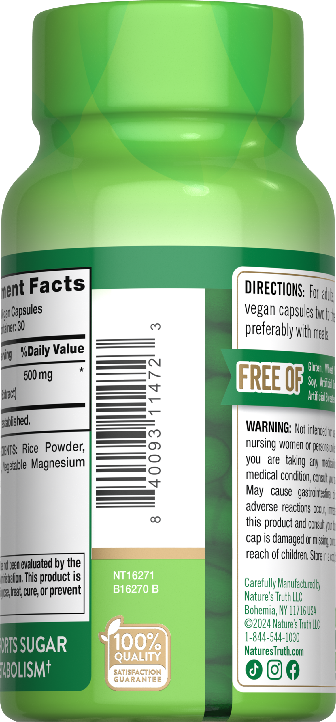 NT Berberine 60 Veggie Capsules | Giant Eagle | Because It Matters