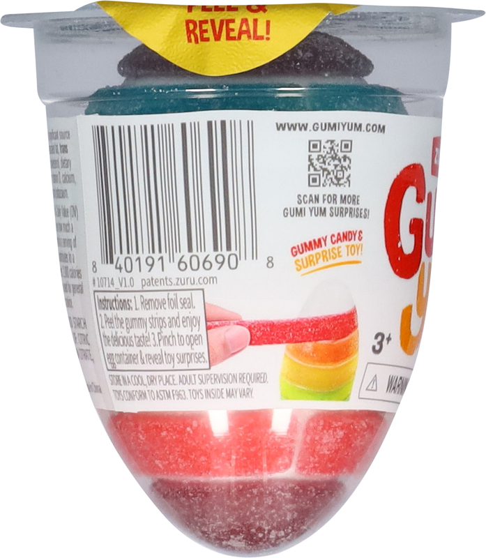 GUMI YUM SURPRISE WILDLIFE 26G GUMMY & TOY | Giant Eagle | Because