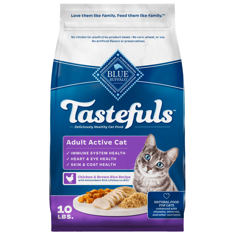 Blue Buffalo Tastefuls Natural Dry Food for Adult Cats, Sensitive