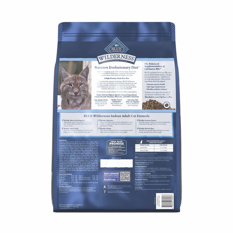 Blue Buffalo Wilderness Nature's Evolutionary Diet High-Protein, Grain-Free  Natural Dry Food for Adult Cats, Chicken, 9.5-lb. Bag | Giant Eagle |  Because It Matters | Grocery Store & Pharmacy