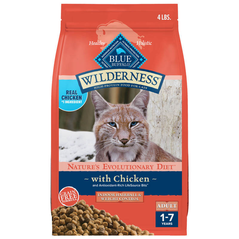 Blue Buffalo Wilderness High-Protein, Grain-Free Natural Dry Food for Adult  Cats, Weight and Hairball Control, Chicken, 4-lb. Bag | Giant Eagle |  Because It Matters | Grocery Store & Pharmacy