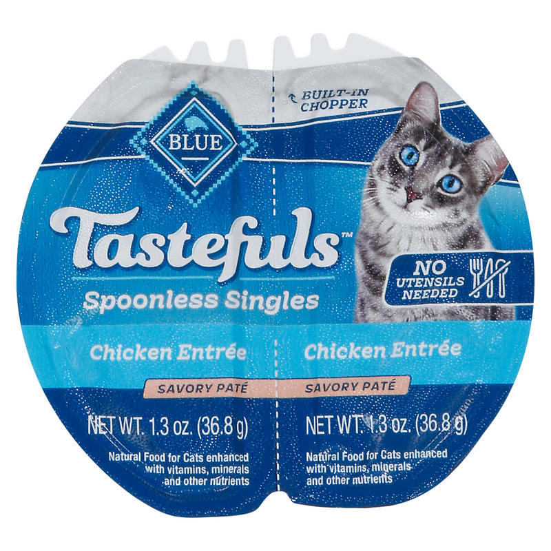 Blue Buffalo Food for Cats, Chicken Entree, Savory Pate, Spoonless Singles  | Giant Eagle | Because It Matters | Grocery Store & Pharmacy