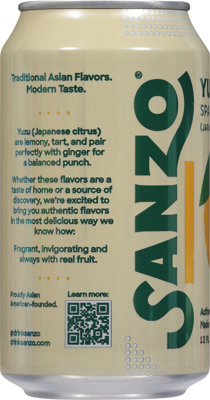 Sanzo Yuzu with Ginger Sparkling Water | Giant Eagle | Because It