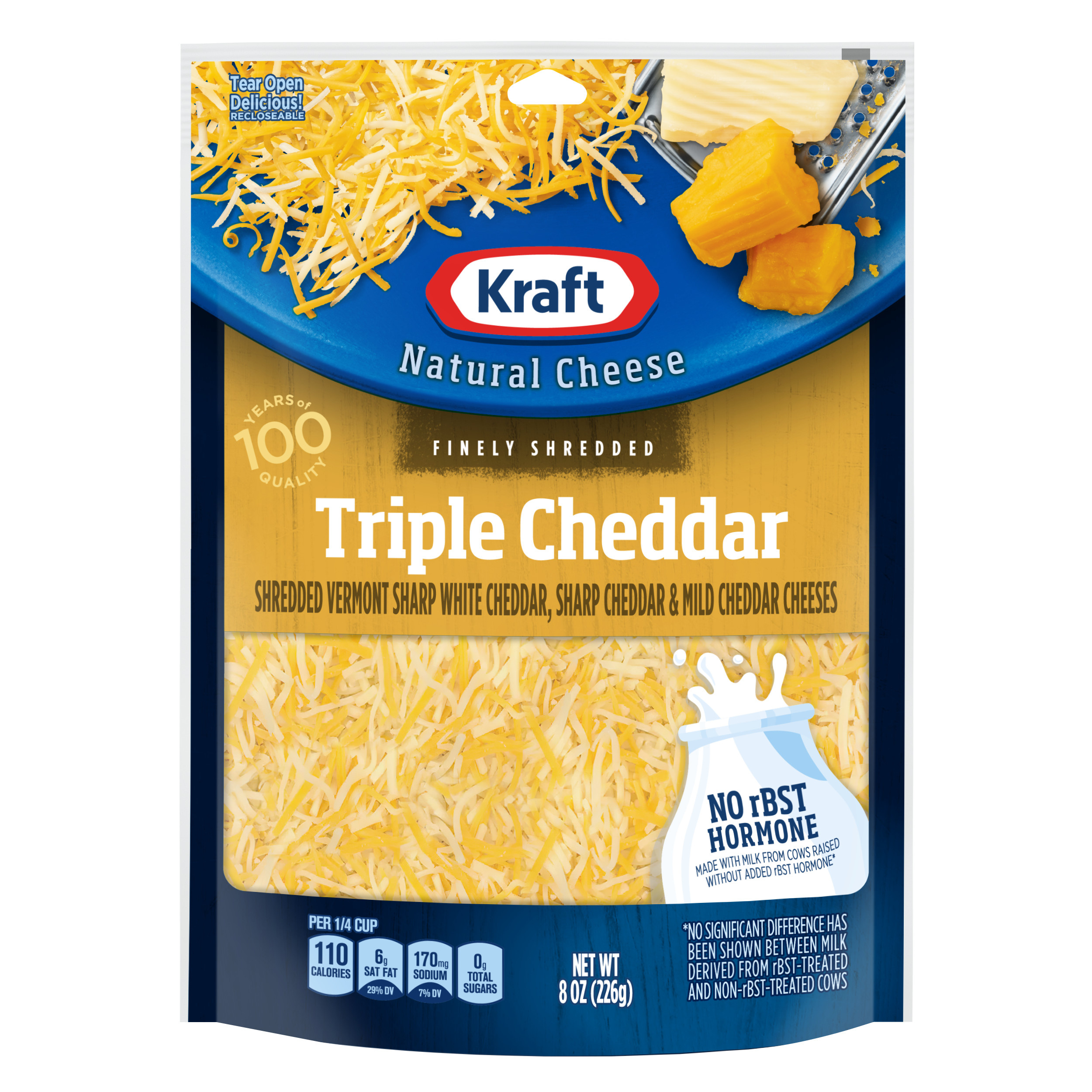 Kraft Three Cheese Cheese Crumbles, 8 oz Bag | Giant Eagle