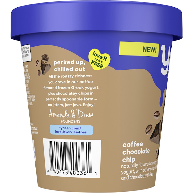Yasso Greek Coffee Chocolate Chip Frozen Yogurt | Giant Eagle Yasso Greek Coffee Chocolate Chip Frozen Yogurt | Giant Eagle