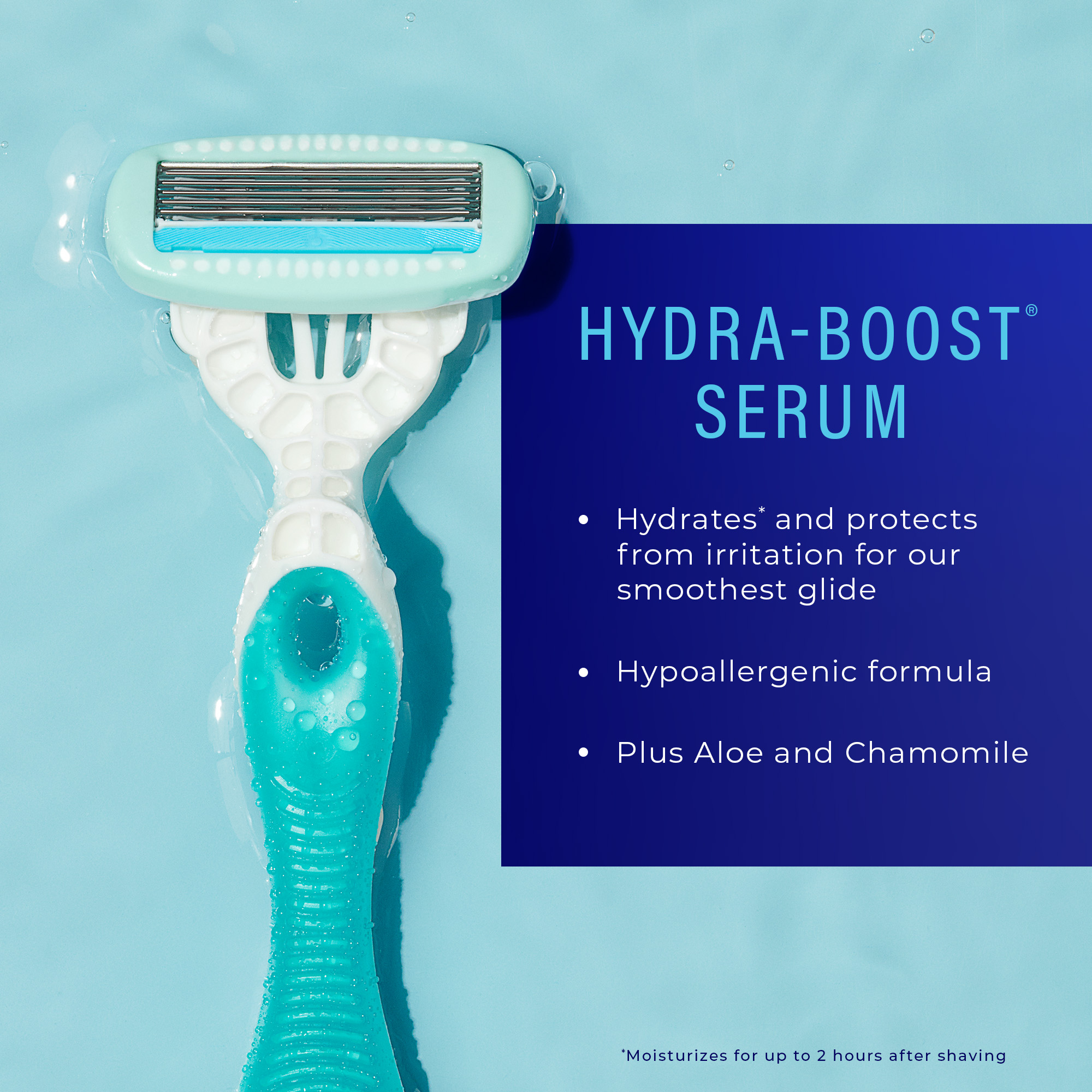 Schick Hydro Silk Ultra Sensitive 5-Blade Disposable Razor 2ct for